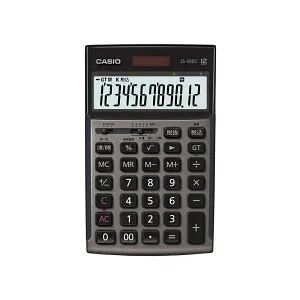 【4月24日20時-27日1時59分までエントリーで2点購入P5倍・3点以上でP10倍】カシオ CASIO 日数・時間計算機能搭載 本格実務電卓 JS-20DC-GB-N 実務 電卓 計算 試験 商業 簿記 ソーラー ジャスト サイズ