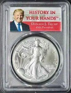 2021年 アメリカン シルバー イーグル T2 PCGS MS69 ファーストストライク ドナルド・トランプ ?COINGIANTS?