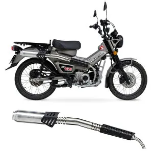 【モリワキ】01810-D21X4-00 (HONDA : CT125 '23-'24/'25-) Full Exhaust MONSTER SUS ハンターカブ バイク 政府認証 公道走行可 ホンダ フルエキゾースト マフラー モンスター MORIWAKI