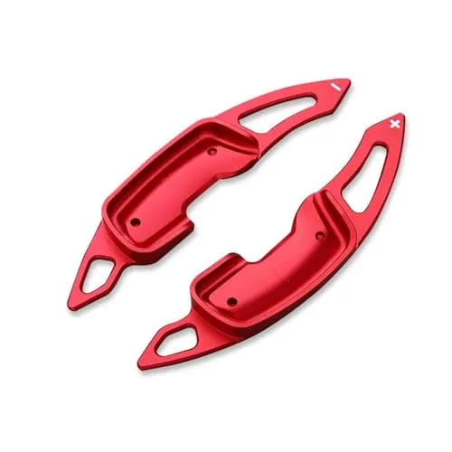 HIAIOYLKIN パドルシフトカバー 用 GS 250 GS350 2011-2020 LM 300 LM500 RX 350 2015-2021 合金シフターパドル車のステアリングホイールシフトパドル(X)