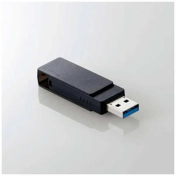 エレコム ELECOM USBメモリ 128GB USB 5Gbps(USB3.2(Gen1)/2.0) USB-A ブラック MF-RMU3B128GBK