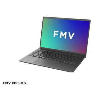 【長期保証付】富士通 FUJITSU FMV Note M FMVM55K3BA 14.0型 Win11Home Ryzen5 メモリ16GB SSD256GB Office オプション付 ブライトブラック M55-K3