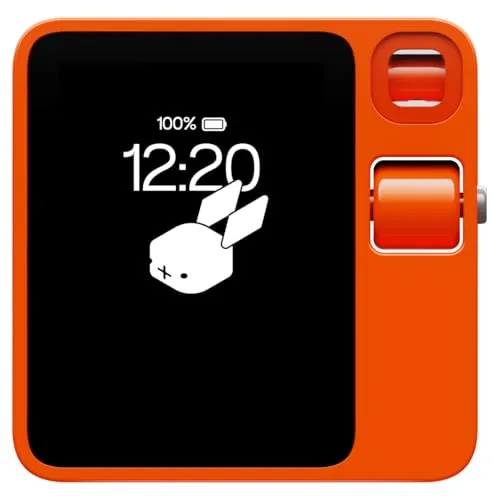 Rabbit r1 音声起動AIアシスタント - 登録料なし - AI駆動学習補助、会議アシスタント、マジックカメラ、ボイスレコーダー、文字起こし&要約、100以上の言語翻訳