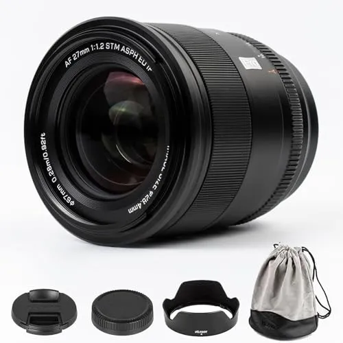 VILTROX 27mm F1.2 Pro Eマウント APS-C オートフォーカス ポートレートレンズ ソニー Eマウントカメラ用 A7 A7II A9 A9II FX3 FX6 ZVE1 A6600 A6500 A6400 A6300 A6100 ZV