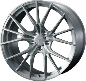 21インチ 5H114.3 9.0J 9J+35 5穴 ウェッズ エフゼロ エフゼットワン ホイール 4本 ブラッシュド WEDS F ZERO FZ-1