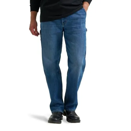 Lee メンズ レジェンダリー ワークウェア カーペンタージーンズ, ペインターズブルー。, 33W x 32L