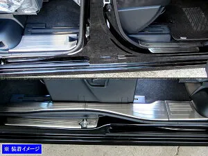 【 BRIGHTZ タントカスタム LA650S LA660S ステンレスエントランスモール 8PC 】【 ENT－MOL－099 】スカッフプレート LA650 LA660 A650 A660 650 660 タント カスタム