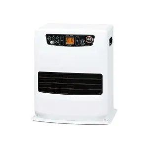 ●トヨトミ 暖房機器【LC-S33P(W)】ホワイト 石油ファンヒーター 人感センサーモデル タンク5.0L コンクリート(集合)12畳まで/木造(戸建)9畳まで〔▽〕
