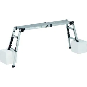 【別途送料あり】ピカコーポレイション（PiCa） 四脚アジャスト式足場台 上部操作タイプ“スタッピー” 【品番：DXP-S86A】