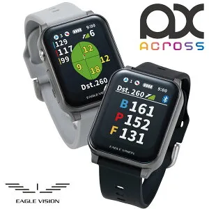 【4/25 エントリー/抽選で最大100%ポイントバック】 EAGLE VISION イーグルビジョン正規品 ax アクロス GPS watch ゴルフナビ ウォッチ 2026新製品 EV-539 「 腕時計型GPS距離測定器 」 【当店在庫品】