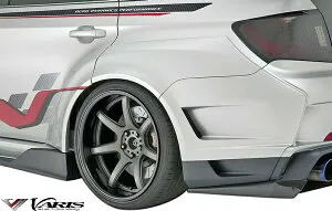 【M's】 スバル インプレッサ WRX STI GVB/GVF (2007y-2014y) VARIS リアフェンダー 9pcs FRP 未塗装 バリス ヴァリス エアロ パーツ カスタム 外装 エクステリア 社外品 レース ドリフト リヤフェンダー ワ