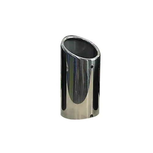 リア リヤ マフラー に適合する E90 E92 325i 2006 2007 2008 2009 2010 328i 2007 2008 2009 2010 70mm ステンレススチール製車用排気マフラーパイプ エキパイ テールスロート(1pc Silv