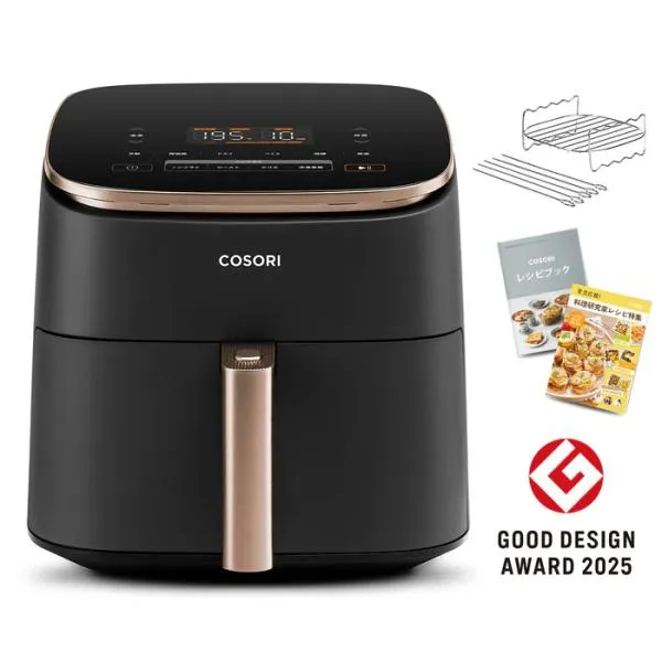 COSORI コソリ COSORI ノンフライヤー TurboBlaze6.0L コンボ(串ラックセット付) CAF-DC601-KJPR 容量6.0L（2～8人分）