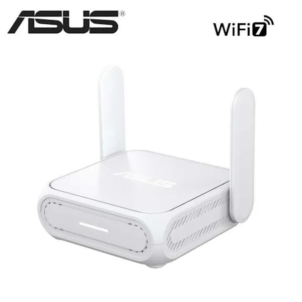 ASUS｜エイスース WiFi7対応デュアルバンド トラベルルーター(2882+688Mbps) 2.5Gポート 軽量コンパクト RT-BE3600 Go 返品種別B