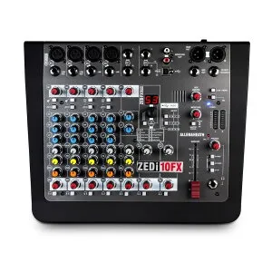 Allen & Heath ZEDi-10FX USBインターフェース搭載アナログミキサー| 自宅録音 DTM DAW イベント マルチエフェクター搭載 高音質 マイクプリアンプ ファンタム電源供給 オーディオミキサー オーディ
