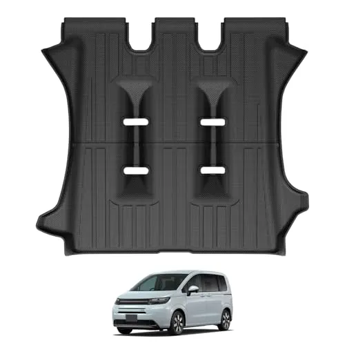 Virauto ホンダ 新型 フリード GT系 6人乗り 3D ラゲッジマット GT1 GT2 GT3 GT4 GT5 GT7 GT8 2024年~ 専用設計 e:HEVハイブリッド ガソリン車対応対応 トランクマット カーマット TPE 滑り止め 防水