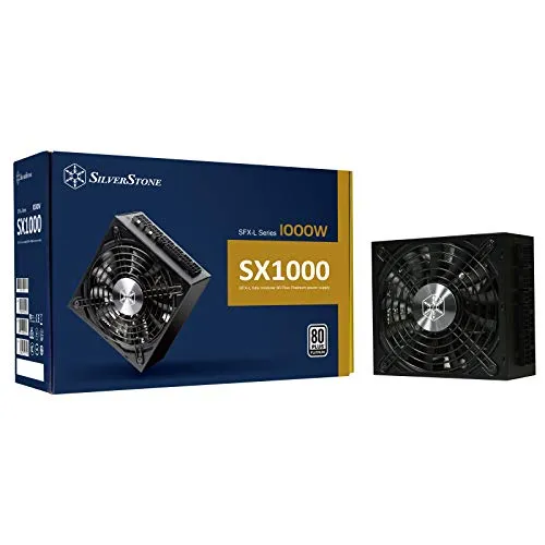 SilverStone Technology SX1000 プラチナ 80プラス プラチナ 1000W フルモジュラー SFX-L 電源 SX1000-LPT-X V1.1
