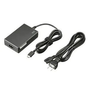 サンワサプライ｜SANWA SUPPLY AC⇔USB-C充電器 ノートパソコン・タブレットPC対応 100W [1.5m /USB Power Delivery対応] ACA-PD94BK