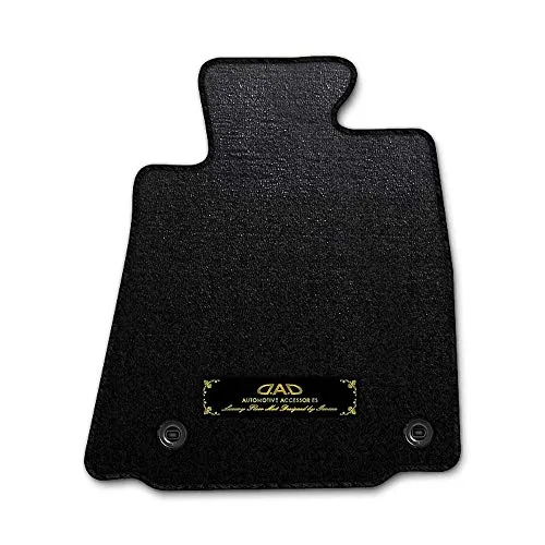 DAD ギャルソン D.A.D エグゼクティブ フロアマット MAZDA(マツダ)CAROL/CAROL eco キャロル/キャロルエコ 型式 : AA6PA/AA6RA/AC6P/AC6R 1台分 GARSON エレガントデザインブラック/オーバーロック