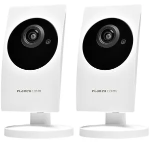 PLANEX プラネックスコミュニケーションズ 500万画素ネットワークカメラ 防犯カメラ スマカメ カメラ一発！ CS-W91-5M お買い得2台同時購入セット