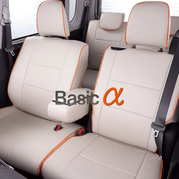 ベレッツァ シートカバー ベーシックα ダイハツ ムーヴ LA100S LA110S 2010年12月～2012年12月 パイピング変更 選べる10カラー D718