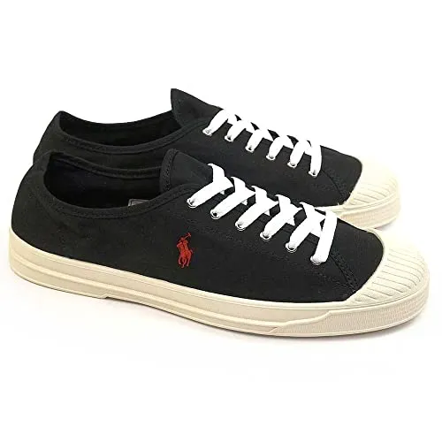 [ポロラルフローレン] POLO RALPH LAUREN ポロ ラルフローレン メンズ スニーカー RA62 ESSENCE 100 SK LTL ローカット キャンバス POLO RALRH LAUREN ESSENCE 100 SK LTL B（ブラ