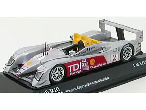 AUDI - R10 N 2 WINNER 12h SEBRING 2006 CAPELLO - KRISTENSEN - MccNISH - SILVER /Minichamps 1/43 ミニカー