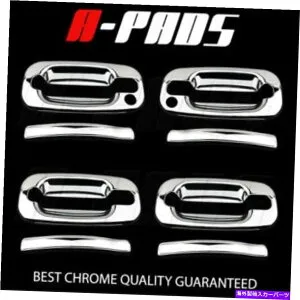 クロームカバー GMC Sierra 00-06、ユーコン、ユーコンXL 00-06 Chrome DoorハンドルPKH付きカバー FOR GMC SIERRA 00-06, YUKON, YUKON XL 00-06 CHROME DOOR HANDLE COVER WITH PKH【並行輸入品】