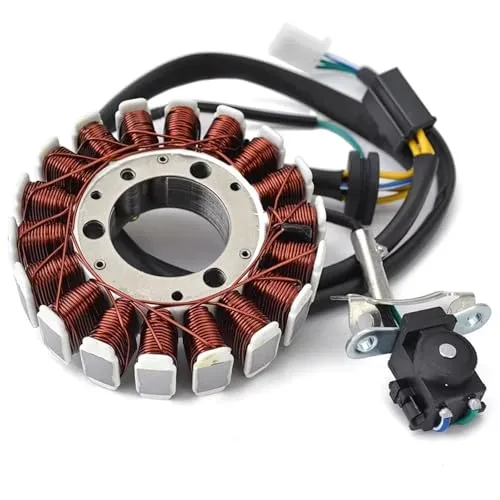 バイク ステーター コイル Compatible With XR125L 2003 2004 2005 2006 2007 オートバイステーターコイル バイク点火コイルステーター OEM 31120-KRH-D00 31120-KRH-D01