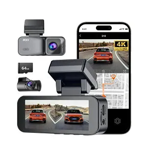 [最短翌日お届け】ドライブレコーダー 小型ドライブレコーダー 前後カメラ 4K UHD 800万画素 GPS WIFI搭載 IMX415センサー WDR搭載 3.16インチ 小型 ドラレコ 前後 駐車監視 ノイズ/LED信号機対策済 G