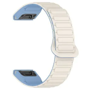 for Garminガーミン Approach S70 47mm/S62/Forerunner 965 バンド ベルト 交換バンド シリコン マグネット 簡単調節 Fenix8 47mm/7 Pro/7/Epix Pro47MM/Instinct 3 45mm/2/ForeAthlete 745なども対応 強力磁石 替えベルト アク