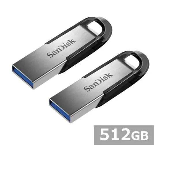(2セット) サンディスク USBメモリ SDCZ73-512G-G46 Ultra Flair USB 3.0 Flash Drive 51