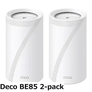 【送料無料】TP-Link WiFi 無線LAN メッシュWi-Fi wifi 7 11be 10Gbpsイーサネットポート 5760Mbps(6GHz) + 5760Mbps(5GHz)+ 1376Mbps(2.4GHz) Deco BE85 1-pack