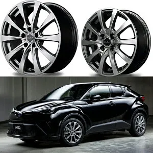 【お買い物マラソン最大28倍】 16インチ F10 6.5J+48 5H-100 4本 ホイール 86 ハチロク BRZ プリウス ウィッシュ インプレッサ 業販