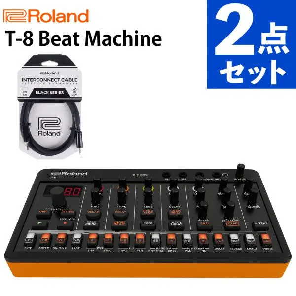 Roland サンプラー AIRA Compact T-8 Beat Machine 音楽制作 S-1 RCC-5-3535付 2点セット（ラッピング不可）
