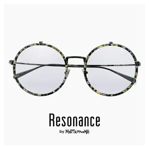 レゾナンス サングラス HALO c1 Black Demi x Gray / Resonance by METRONOME レゾナンス by メトロノーム / メンズ レディース ユニセックス モデル 大きめ 大きい 横幅 広い フレーム ビックレンズ ヘイロ RE