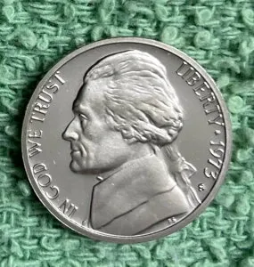 1973-S **プルーフ** ジェファーソン ニッケル ロール - 素晴らしいコイン - 写真をご覧ください!!!!!