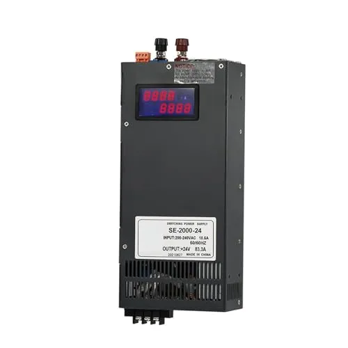 2000W DCスイッチング電源 0-12V～220V デジタルディスプレイ 調整可能 AC/DCトランスアダプター LEDドライバー 強力な放熱性、低騒音(0-110V)