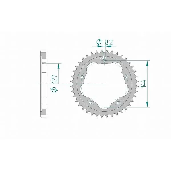 51608-39 アファム AFAM リアスプロケット 39T/525 ドゥカティ 94年-01年 916STRADA 916ストラーダ 等 HD店