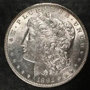 1882-O モルガン銀貨 - 高画質スキャンをご覧ください #H488
