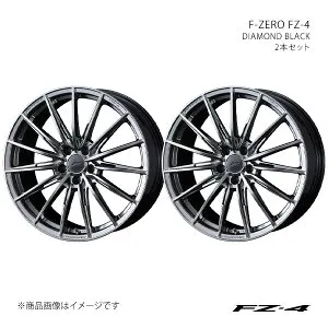 F-ZERO FZ-4 エフゼットフォー IS C 20系/FR IS350C アルミホイール2本セット 0039834×2【18×8.0J 5-114.3 INSET45 DIAMOND BLACK】