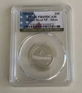 2010-S 25セント ステートクォーターマウントフード PCGS PR69 DCAM 90%シルバー