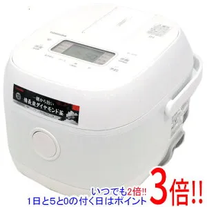 【延長保証対応!!】TOSHIBA IH炊飯器 3合炊き RC-5XW(W) ホワイト
