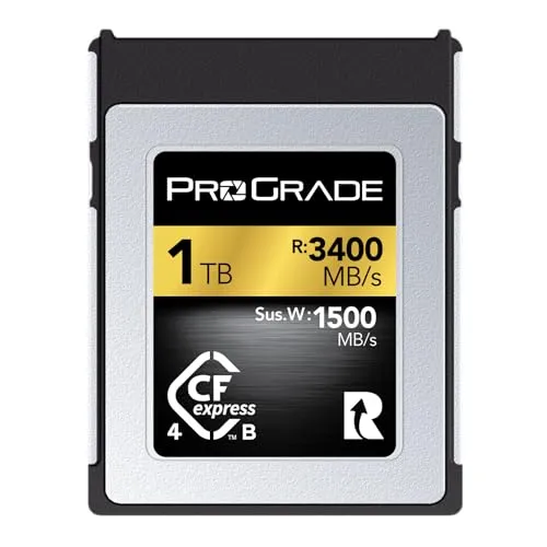 ProGrade デジタルメモリーカード CFexpress 4.0 Type B カメラ用 高速転送 大容量ストレージ 1TB ゴールドシリーズ