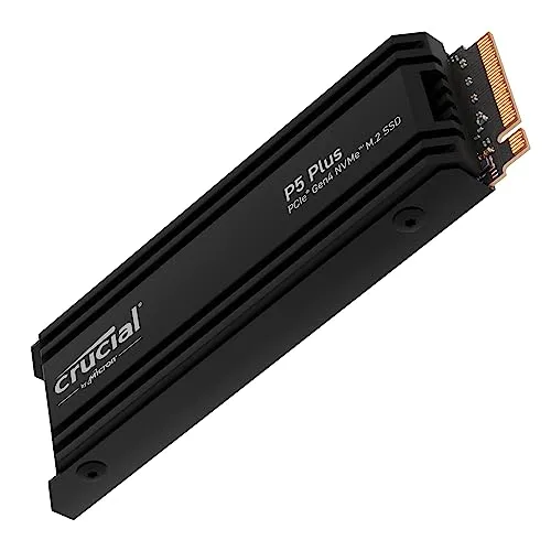 Crucial P5 Plus 2TB Gen4 NVMe M.2 SSD 内蔵ゲーミングSSD ヒートシンク付き PlayStation 5(PS5)対応 - 最大6,600MB/秒 - CT2000P5PSSD5