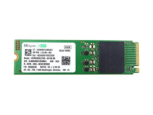 Hynix HFM256GDJTNG BC501 256GB M.2 2280 PCI-Express 3.0 NVMe SSD ソリッドステートドライブ L15194-001 互換交換用スペアパーツ SK互換およびその他のシステム用