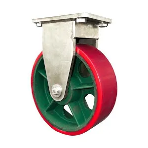 マーテック マリン用防水型キャスター シングルホイール ウレタン車 固定 MSF300 1点