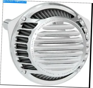 Air Filter ラフクラフトクロムラウンドエアクリーナーフィルターRC-600-014ハーレーツインカム99-17 Rough Craft Chrome Round Air Cleaner Filter RC-600-014 Harley Twin Cam 99-17【並行輸入品】