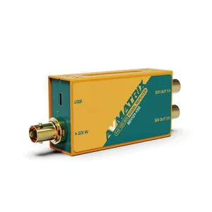 【新品/取寄品/代引不可】リクロック搭載12G-SDI 2分配器 SD1121-12G