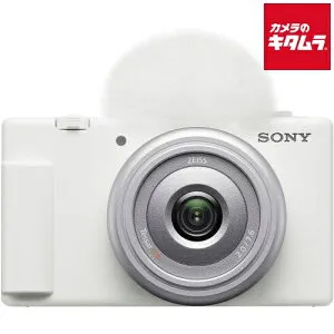ソニー VLOGCAM ZV-1F W ホワイト SONY コンパクトデジタルカメラ Vlog対応 4K動画撮影 高画質 自撮り Wi-Fi搭載